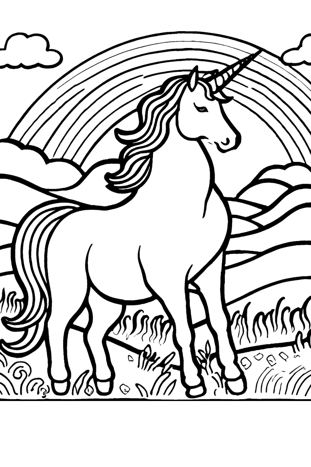 17 Unicorn Coloring Pages for Free Printable pdf download