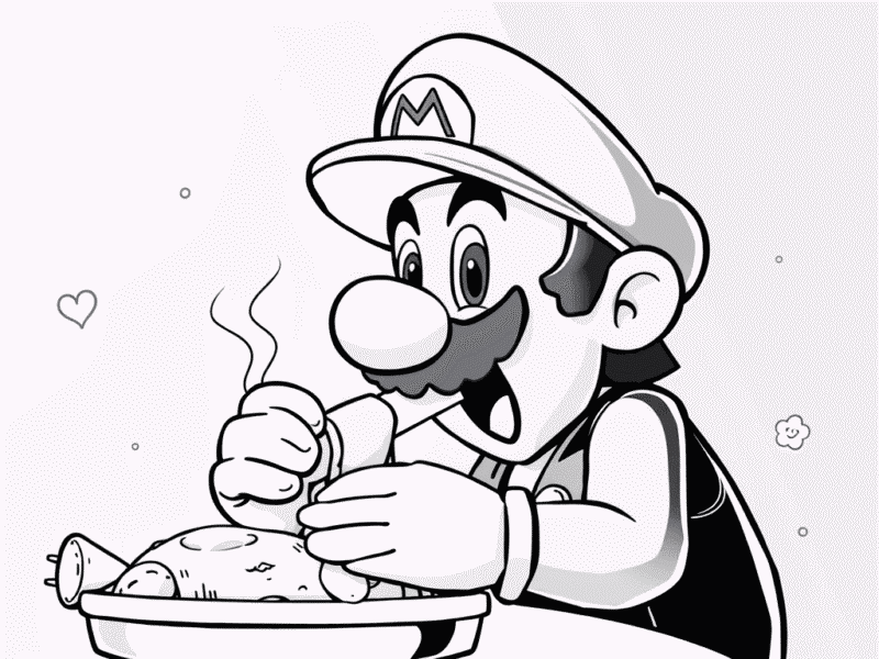 Mario coloring pages