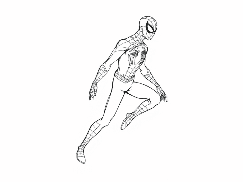 spiderman walking image