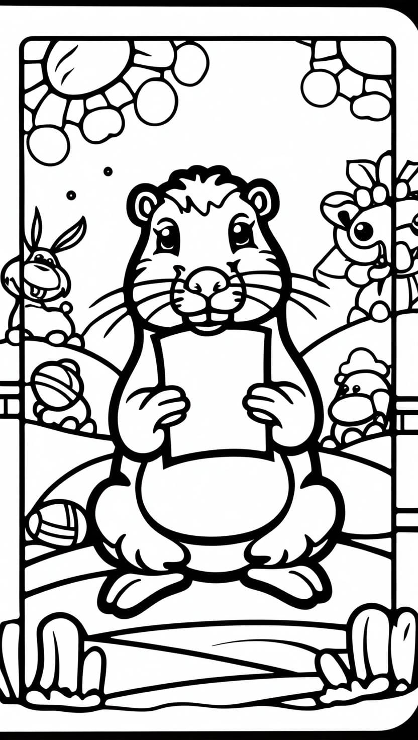 capybara coloring pages kids adults