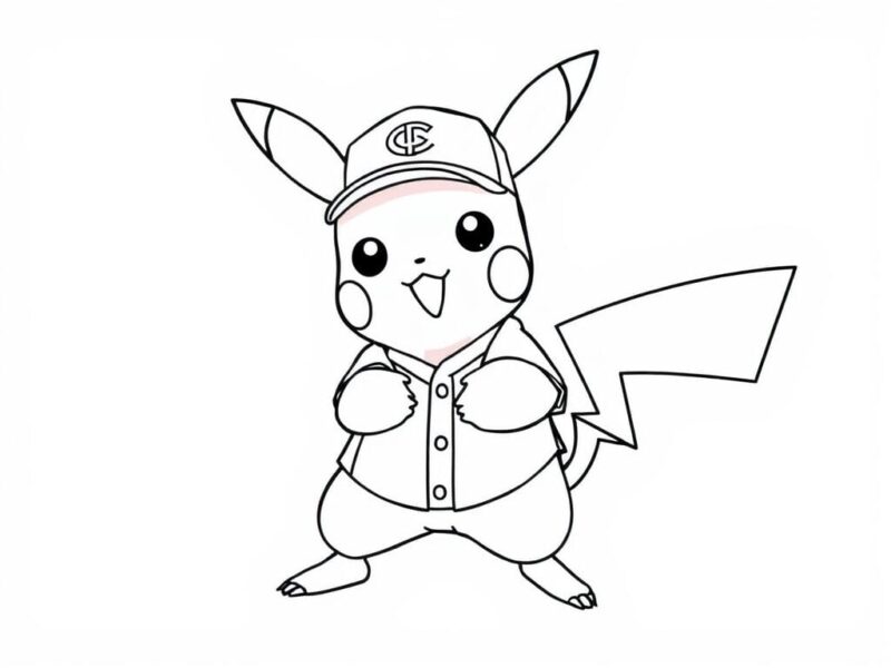 Pikachu Coloring Pages