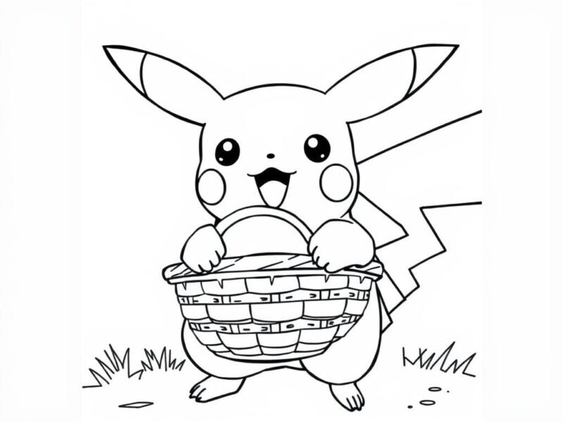 Pikachu Coloring Pages
