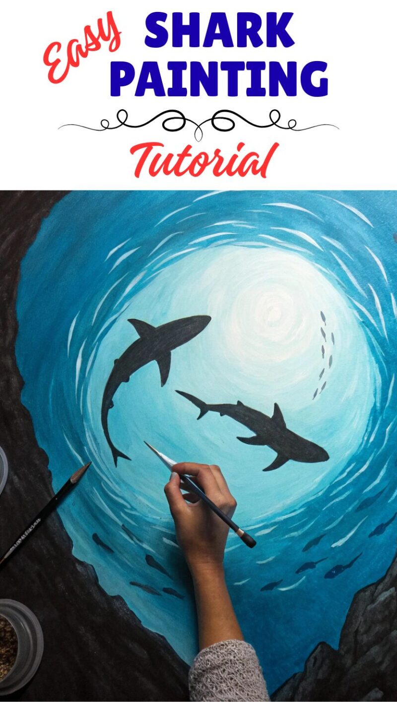 Paint Stunning Sharks in Acrylics - Complete Step-by-Step Tutorial 2 2
