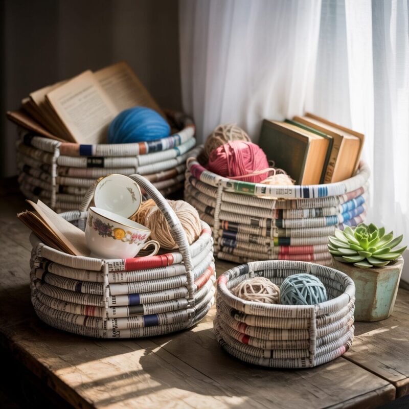 Paper Craft Ideas: 21 Fun Things to Make Out of Paper 18 basket