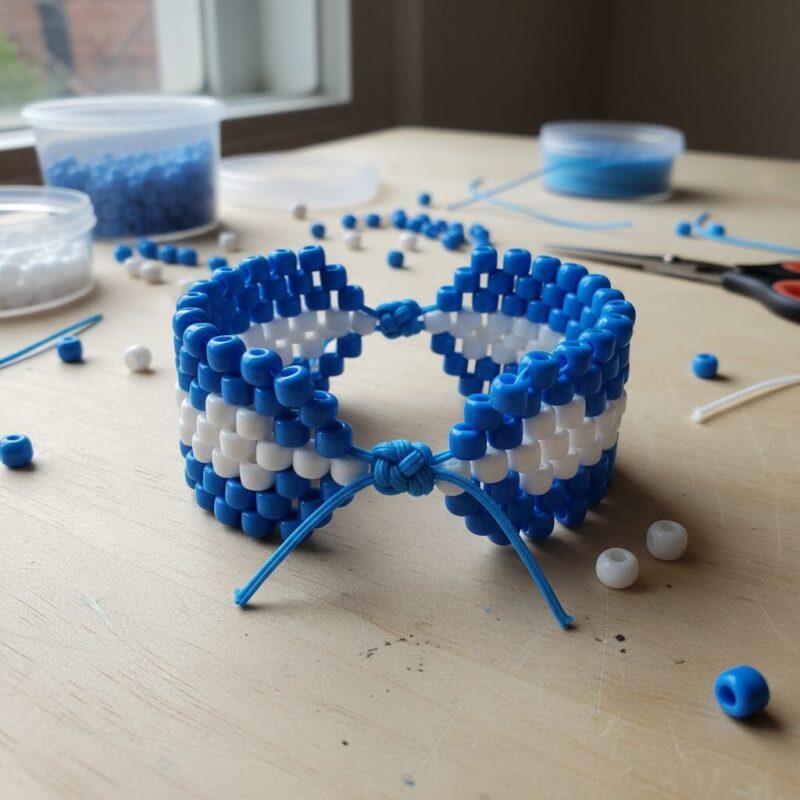 Kandi Cuff Tutorial for Beginners 5 dfb