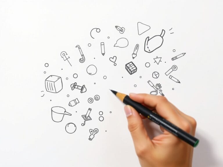 Easy Doodle Sketching: A Beginner's Guide to Creative Expression 1 hand drawing a doo image