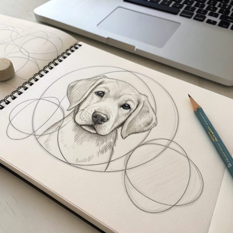 sketchbook-page--large-circle-for-puppy-head--over