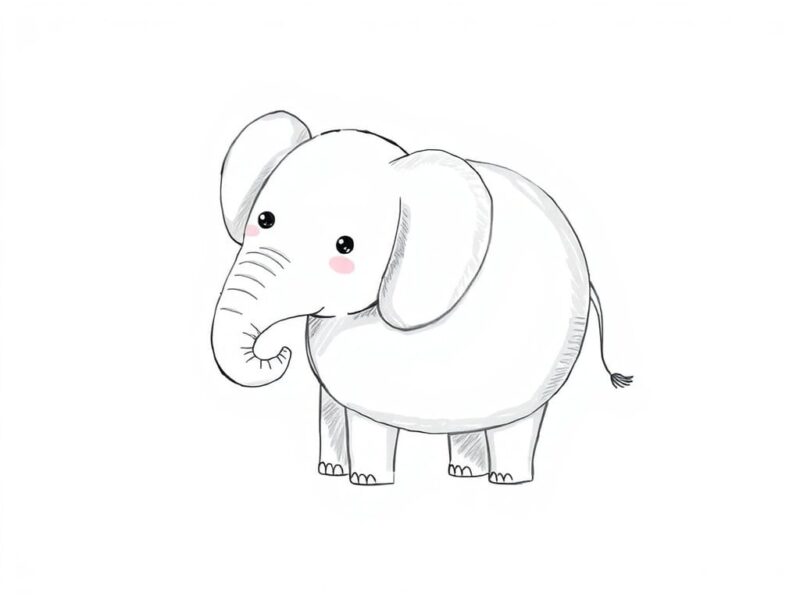 10 Simple Doodle Animals to Draw 7 a cute drawing s image