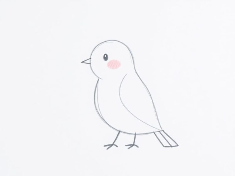 10 Simple Doodle Animals to Draw 6 a pencil drawing image8