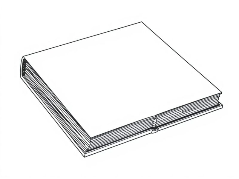 How to Doodle and Draw a Book for beginners 2 a simple closed b image