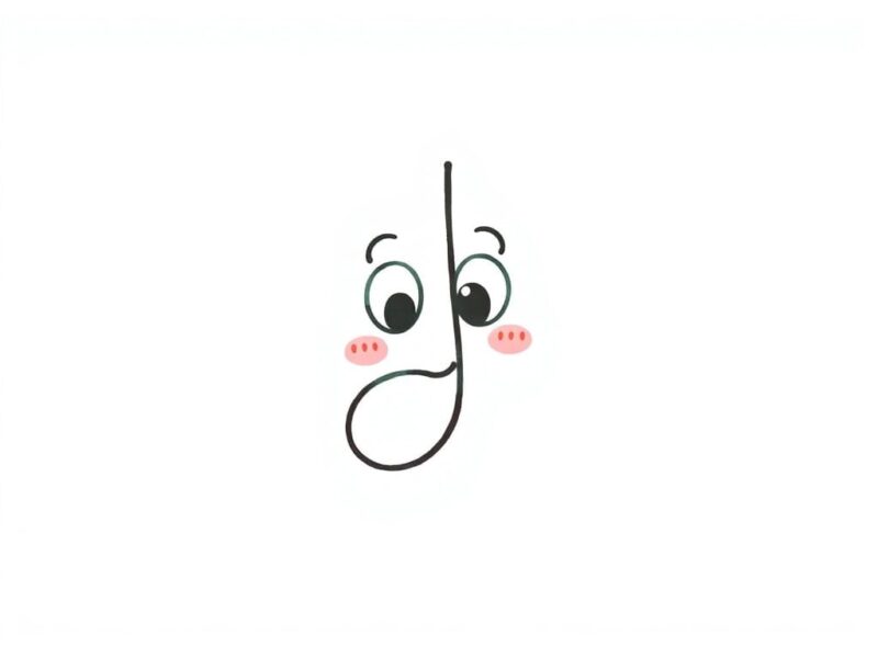 10 Cute Music Notes Doodle drawing Ideas 2 a simple line dra image