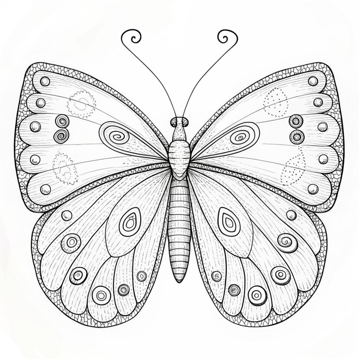 10 Cute and Easy Butterfly Doodle Drawings 4 but3