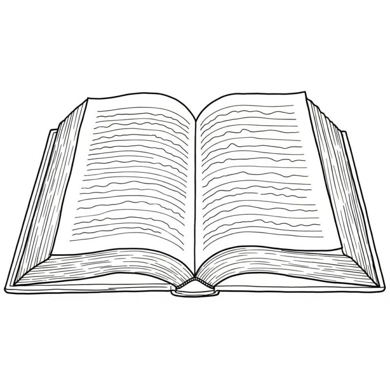 How to Doodle and Draw a Book for beginners 3 ddbk