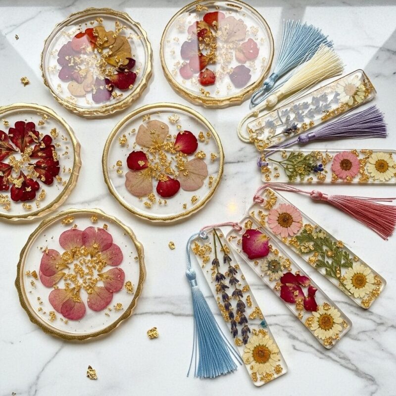 15 Best Flea Market Crafts to Sell 7 gld flks resin