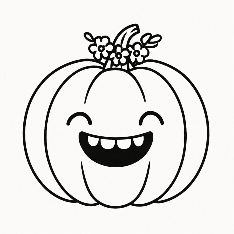 10 Cute Pumpkin Doodles easy drawing ideas and steps 4 hpp