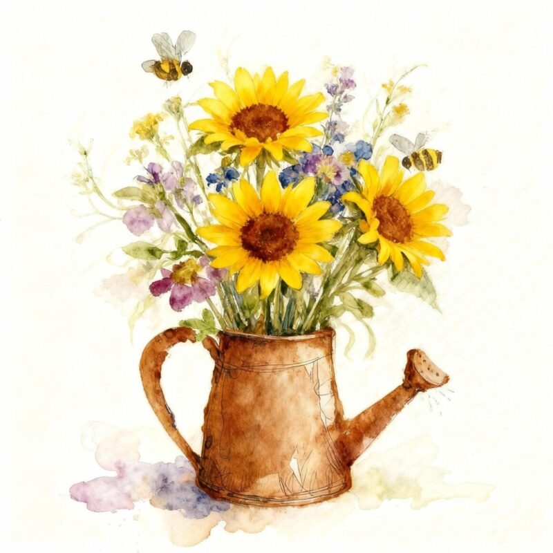 7 Watercolor Ideas Easy for Beginners 1 image81