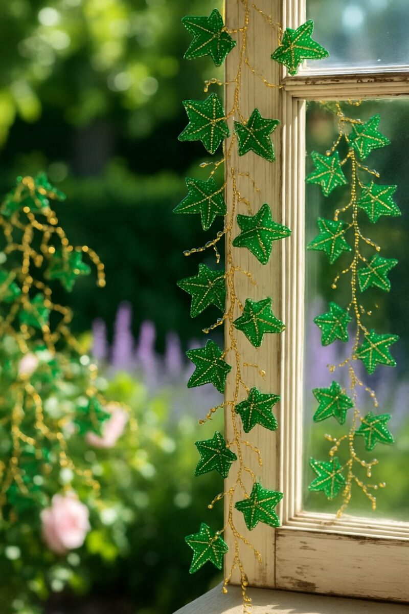 12 Beaded Plants Ideas tutorial : Create Your Own Colorful Garden 12 ivy2