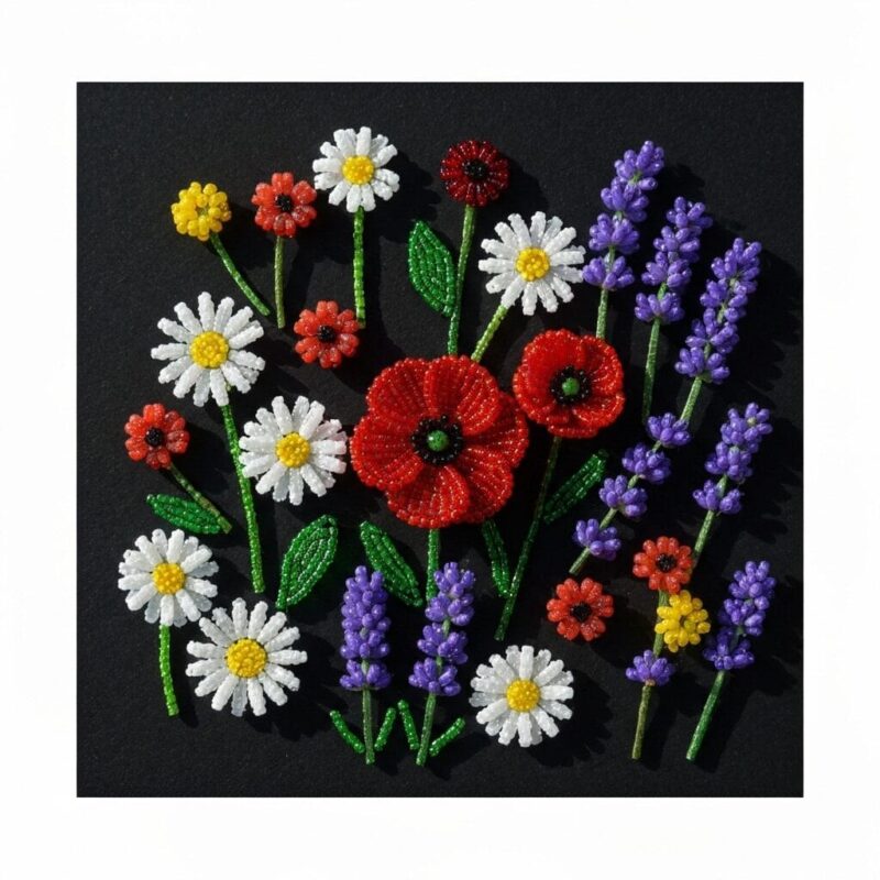 12 Beaded Plants Ideas tutorial : Create Your Own Colorful Garden 15 multpl