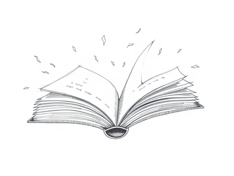 How to Doodle and Draw a Book for beginners 8 pencil sketching image3