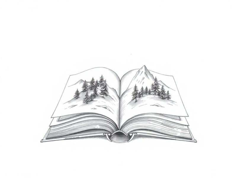 How to Doodle and Draw a Book for beginners 9 pencil sketching image4