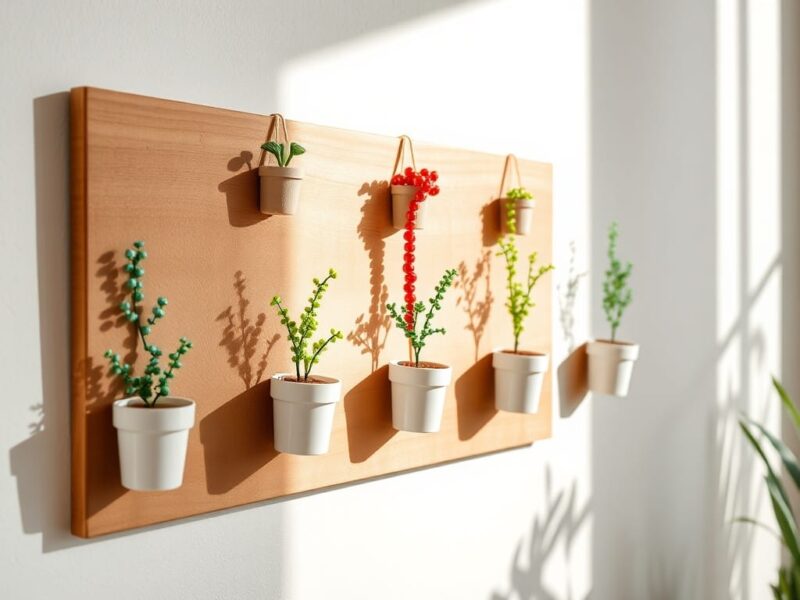 12 Beaded Plants Ideas tutorial : Create Your Own Colorful Garden 10 wall mounted displ image