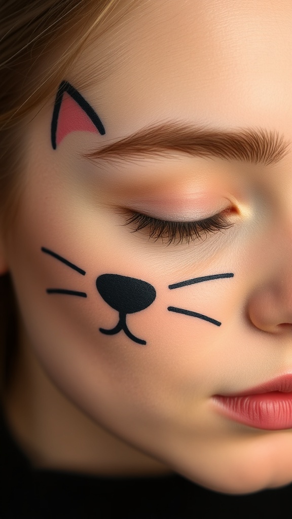 a_face_painted_lik_image a face painted lik image