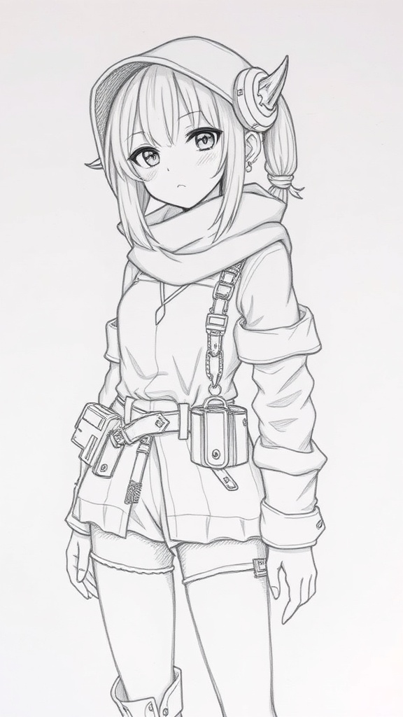 line pencil sketc image5