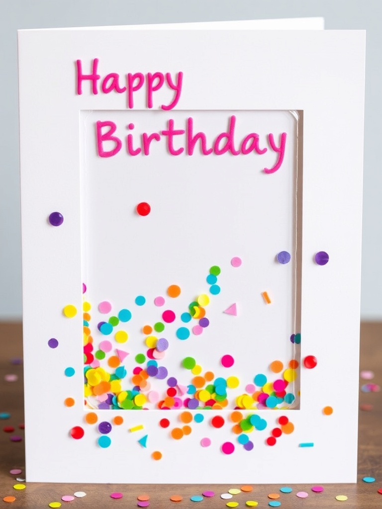 birthday card with image