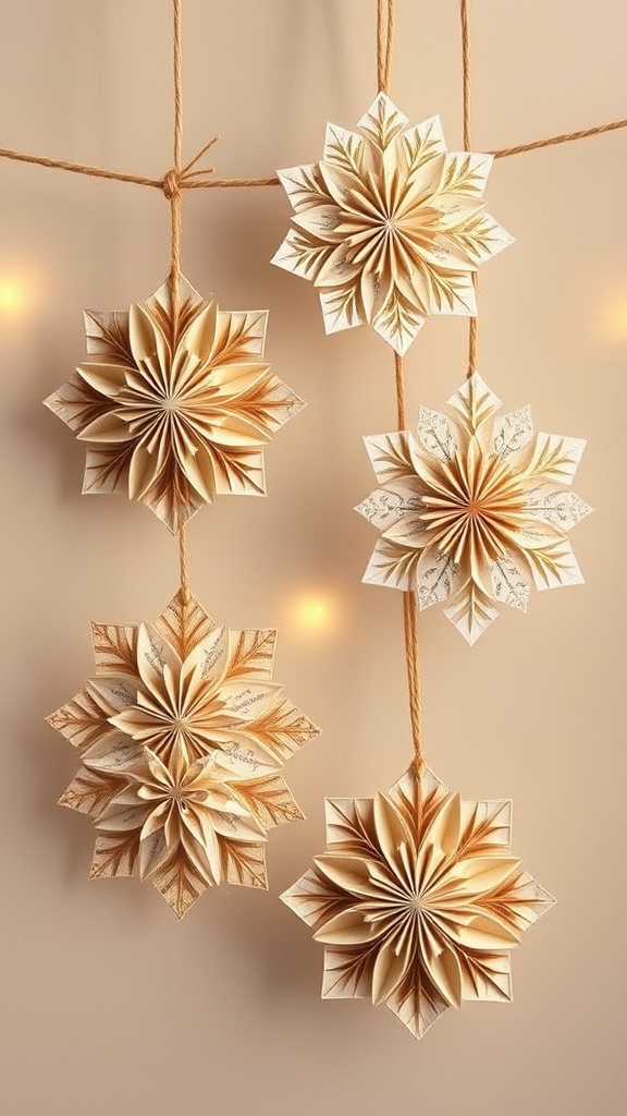 paper snowflakes image