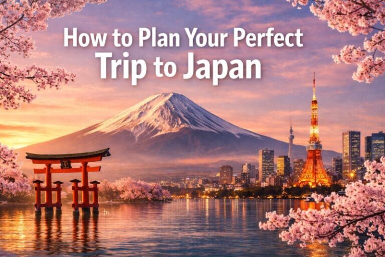 how to plan a trip to Japan