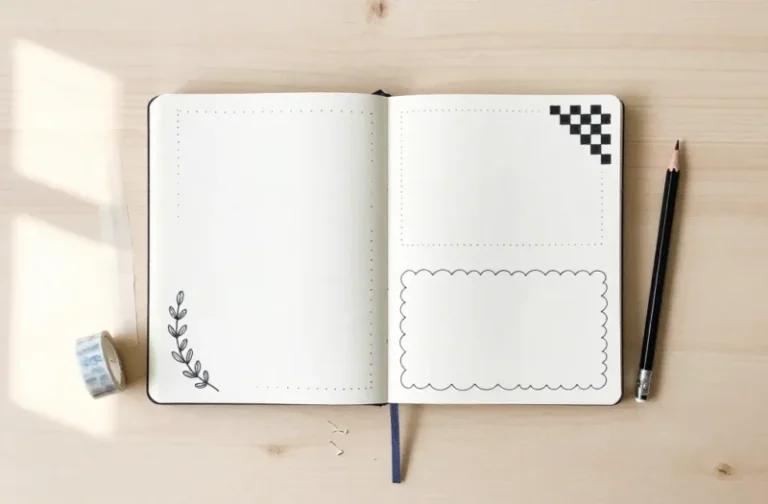 Viral Ideas: 16 Easy Borders to Draw in Your Journal