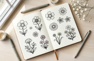 16 Cute Flower Doodles to Draw That Glow Off the Page