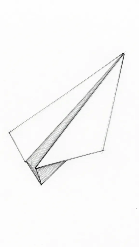 How to Draw Paper Plane Doodle Fast 3 Item 2