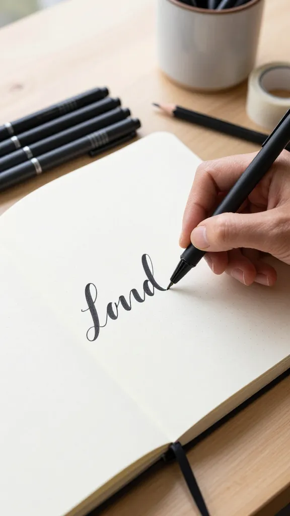 10 Bullet Journal Lettering Ideas for Beginners That Pop 2 Item 1