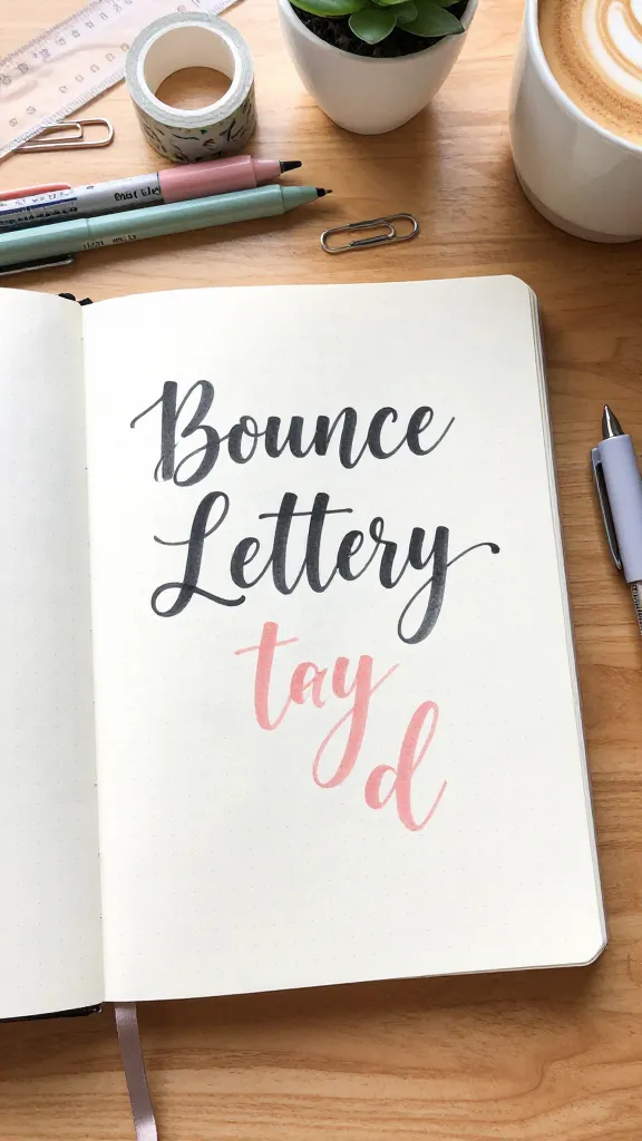 10 Bullet Journal Lettering Ideas for Beginners That Pop 4 Item 3
