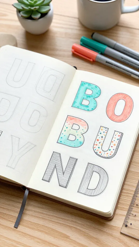 10 Bullet Journal Lettering Ideas for Beginners That Pop 10 Item 9