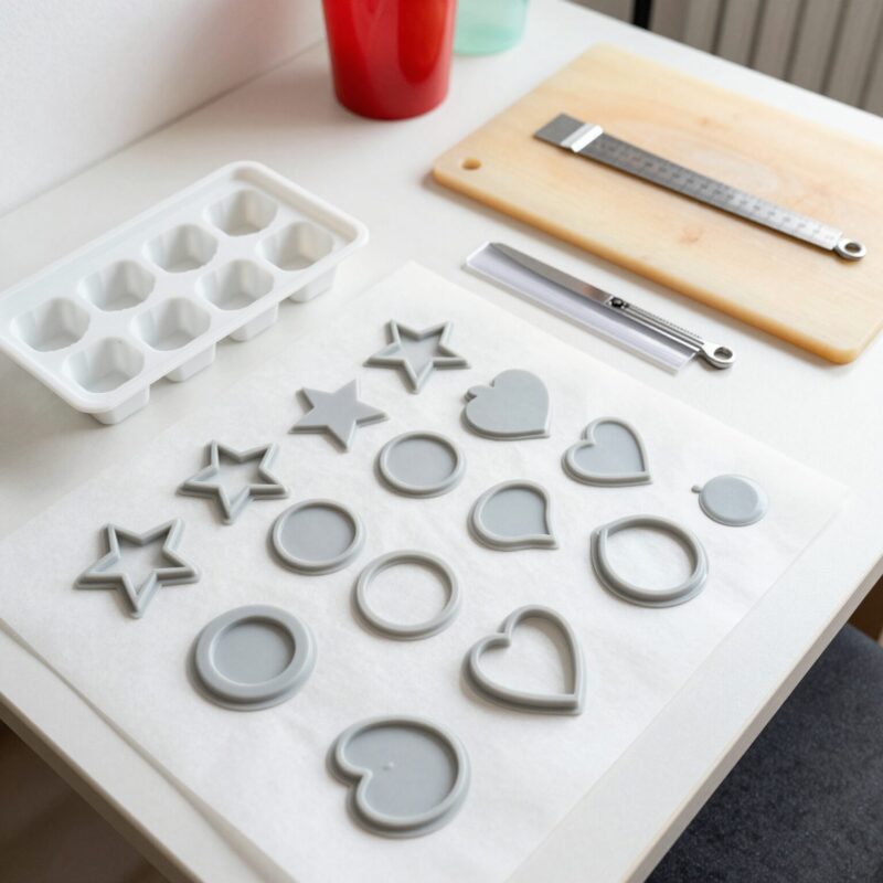 How to Make Colorful Bioplastic Suncatchers DIY 3 Step 2: Set Up a Clean, Easy-to-Pour Mold Area