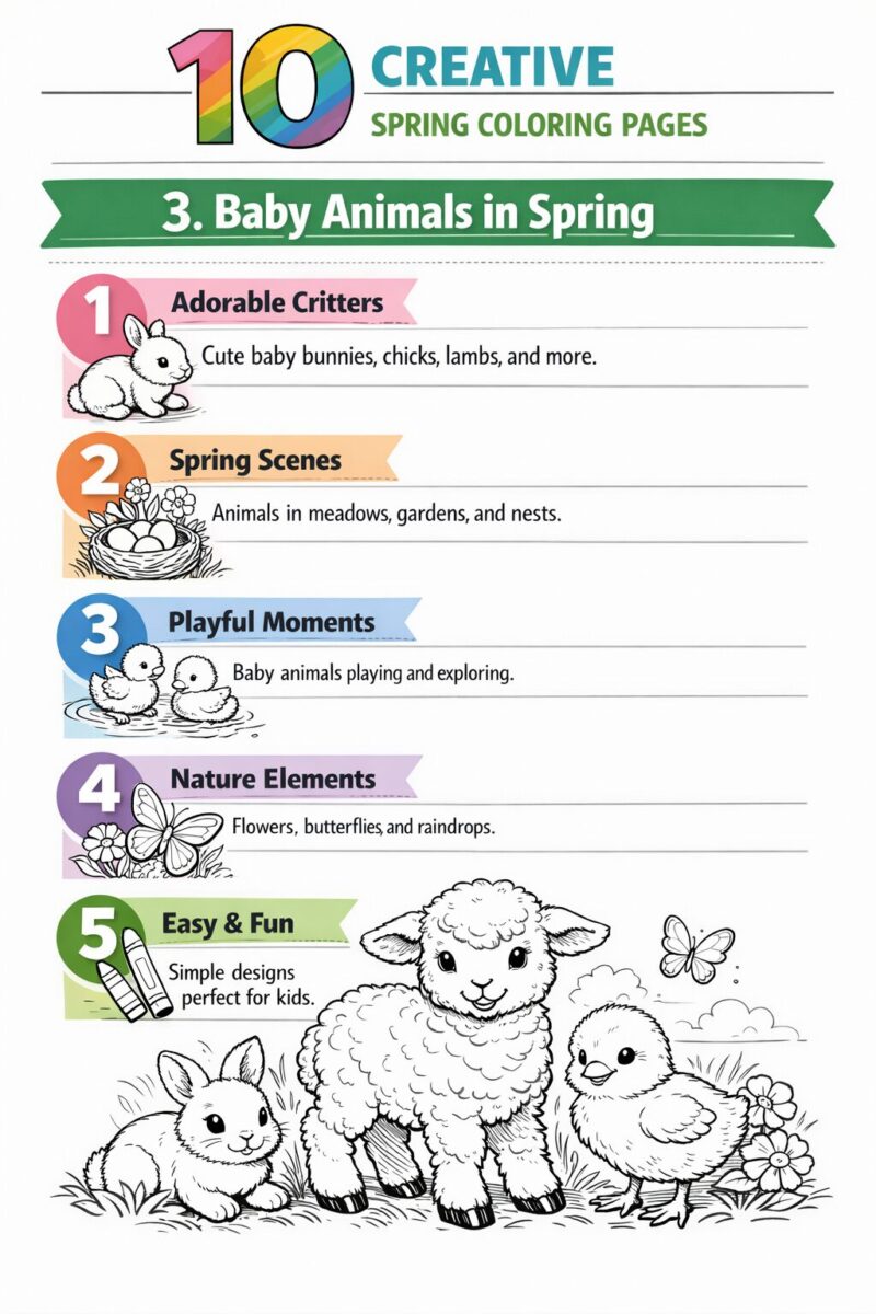 3. Baby Animals in Spring