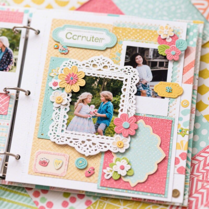 12 Cardstock Cricut Ideas for Every Season 9 9. Scrapbook Embellishments