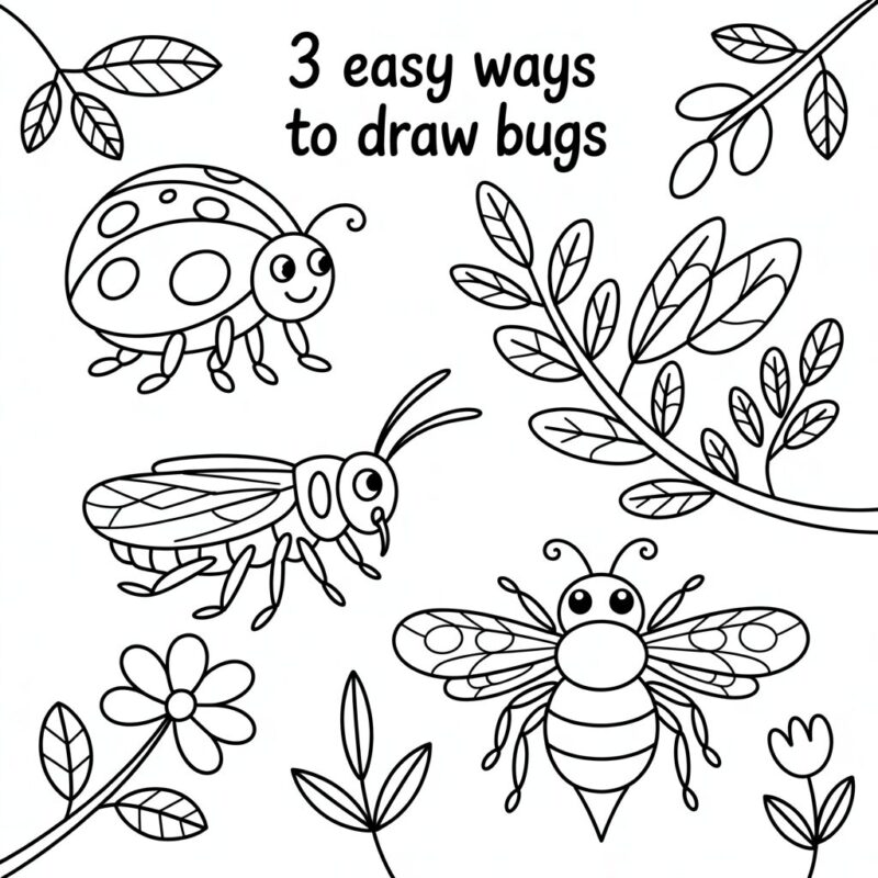 3 Ways to Draw Bugs: Easy Step-by-Step 7 FAQ