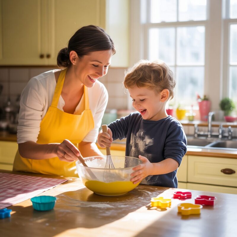 14 Indoor Activities for Kids at Home 5 4. Kitchen Fun With Simple Baking