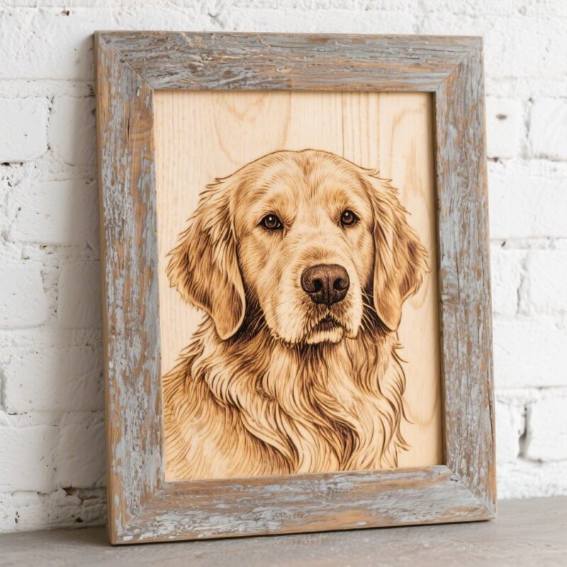 12 Wood Burning Ideas That Sell: A Complete Guide for Crafters 3 2. Pet Portraits