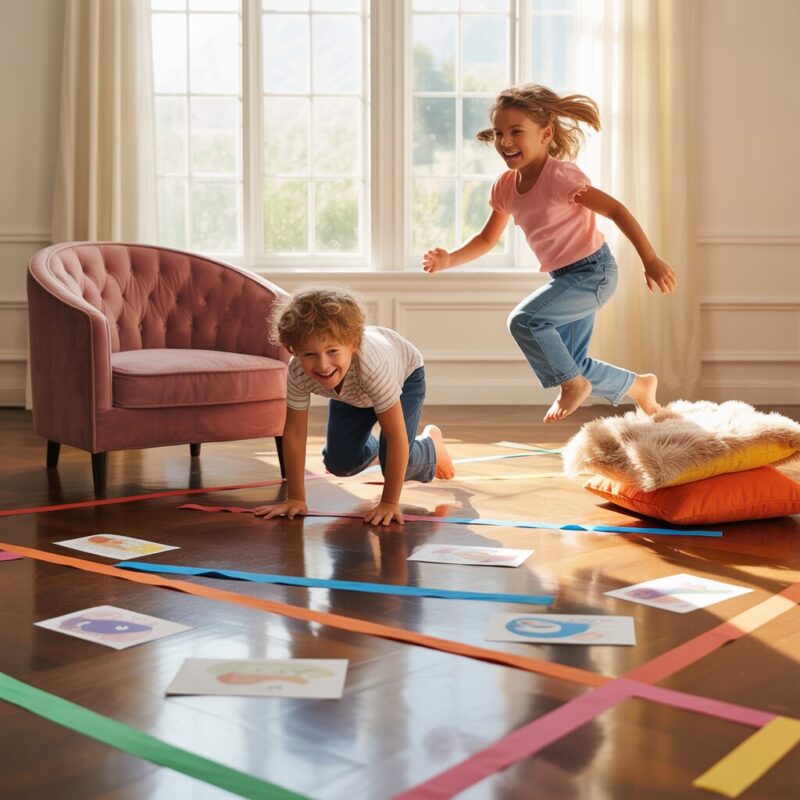 14 Indoor Activities for Kids at Home 8 7. Create an Obstacle Course