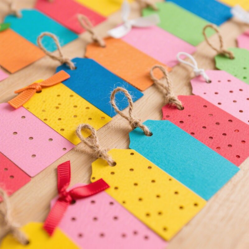 12 Cardstock Cricut Ideas for Every Season 2 2. Gift Tags