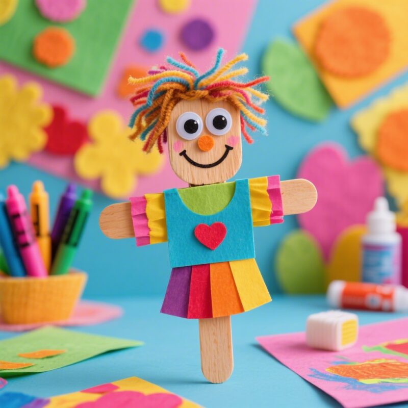 4. Popsicle Stick Puppet