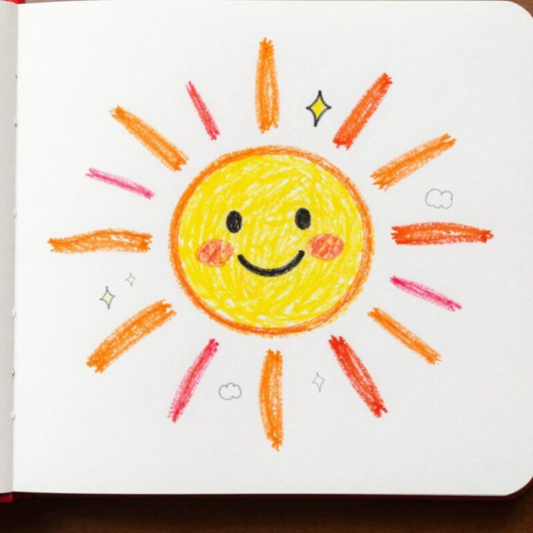 10 easy crayon doodles drawng ideas 5 image 3