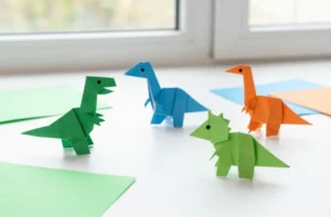 Origami Dinosaur Easy Enough for Complete Beginners