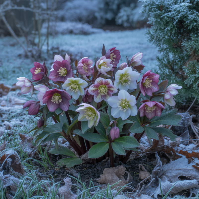 2. Hellebore (Helleborus)