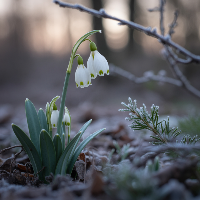 4. Snowdrop (Galanthus)