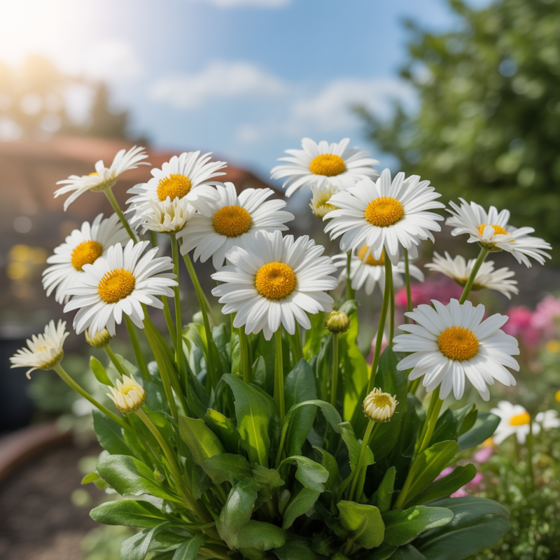 7. Shasta Daisy (Leucanthemum) or Similar Daisy-Type
